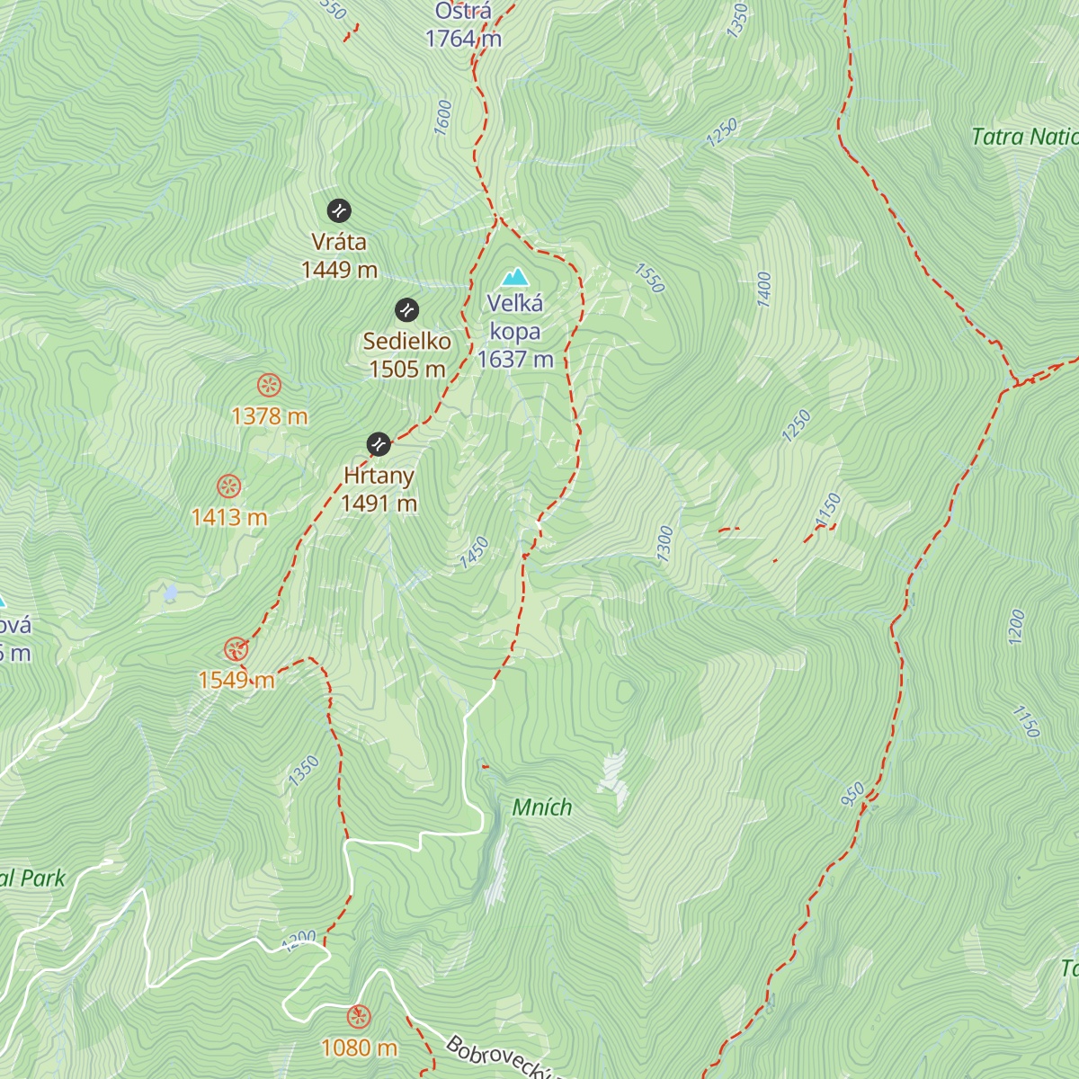 Chata Pod Náružím - Červenec map
