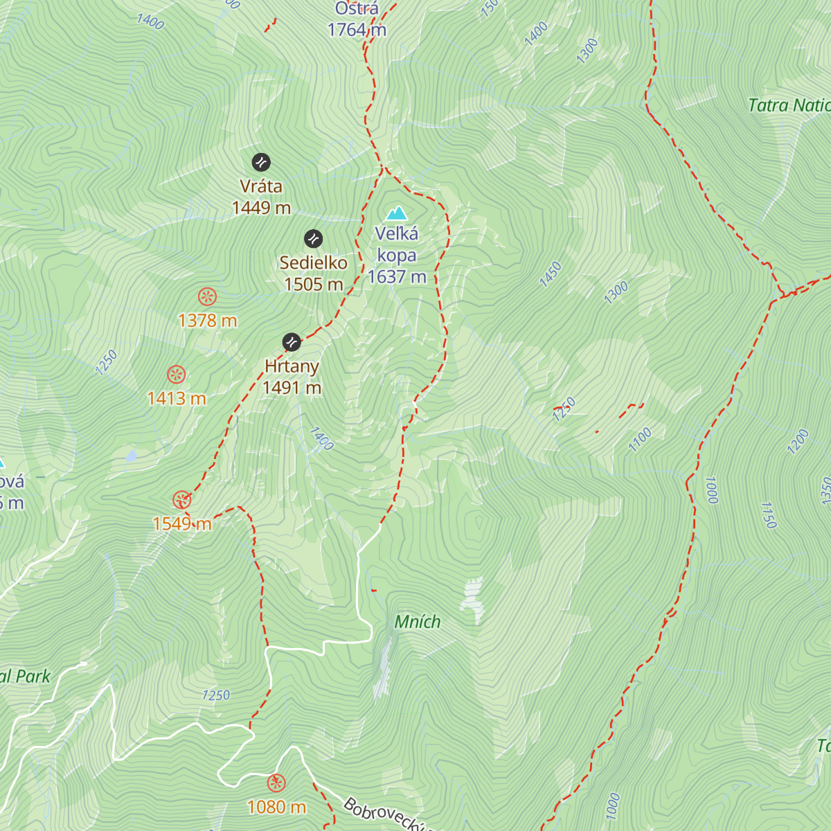 Chata Pod Náružím - Červenec map