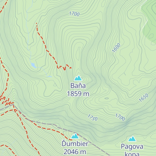 Map of Baňa
