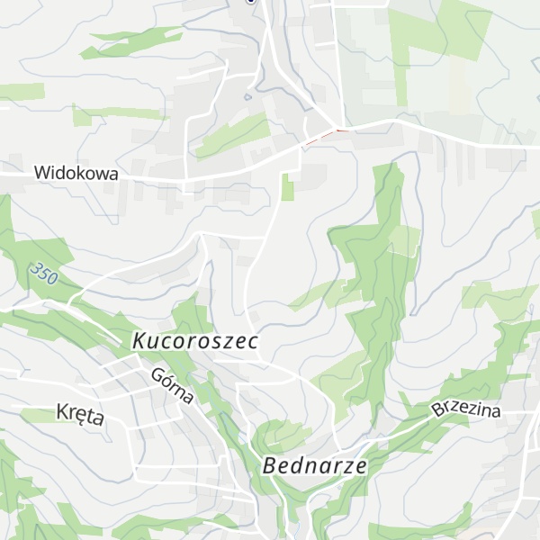 Map of Łysa Góra