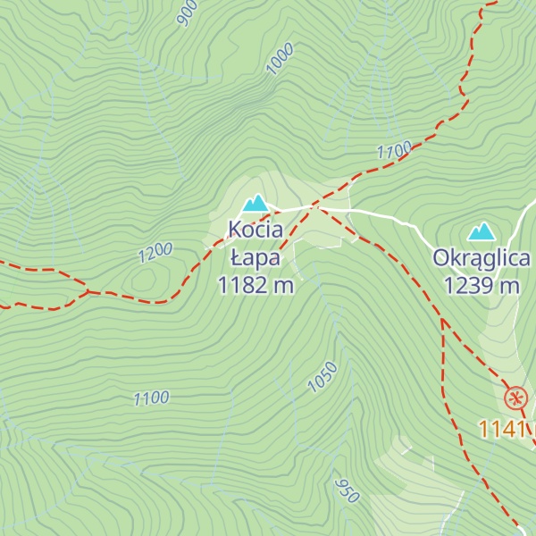 Map of Schronisko PTTK na Hali Krupowej