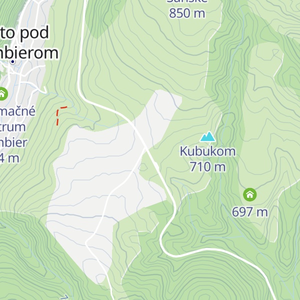 Map of Kaplnka na Pohanskom