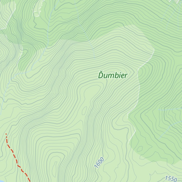 Map of Ludárova hoľa