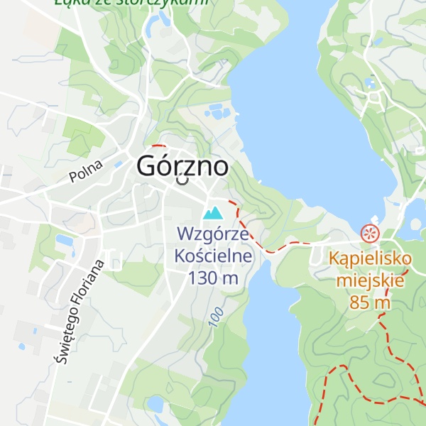 Map of Wzgórze Kościelne