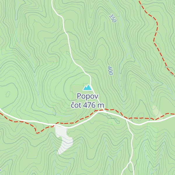 Map of Popov čot
