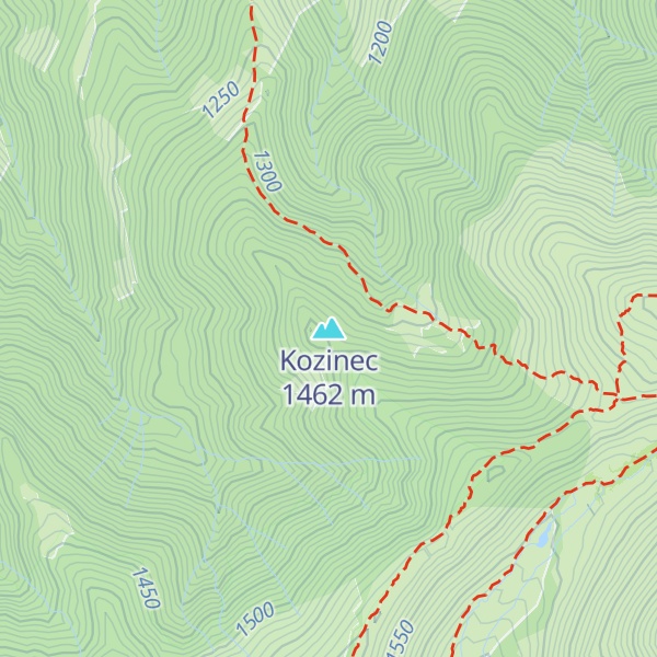 Map of Kozinec