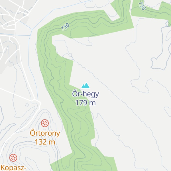 Map of Őr-hegy