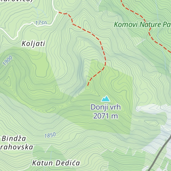 Map of Planinica