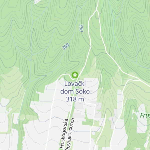 Map of Lovački dom Soko