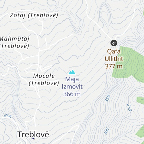 Map of Maja Izmovit