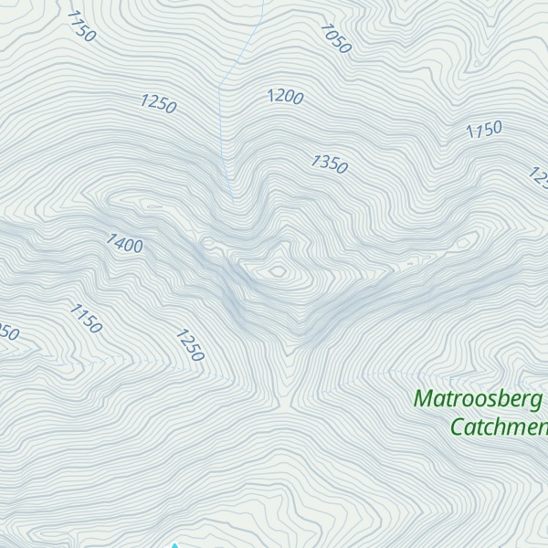 Map of Saw Edge Peak