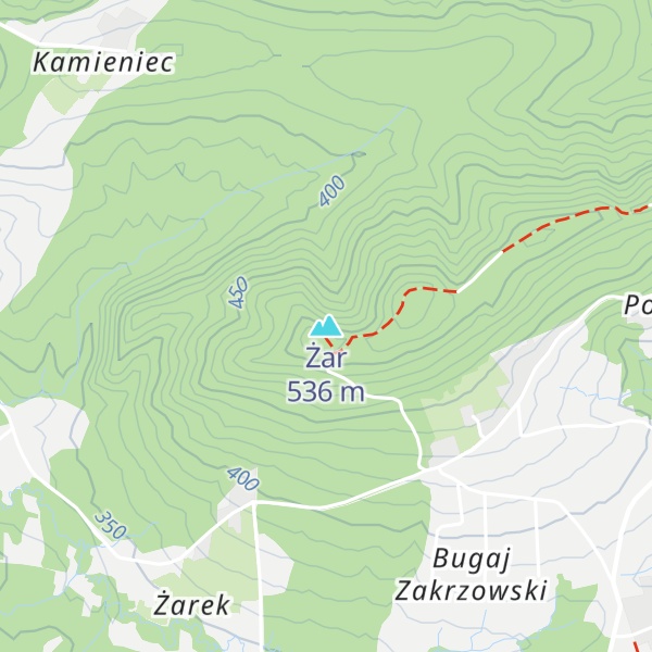 Map of Żar