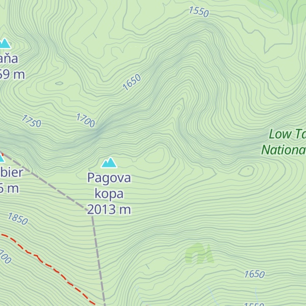 Map of Štiavnica