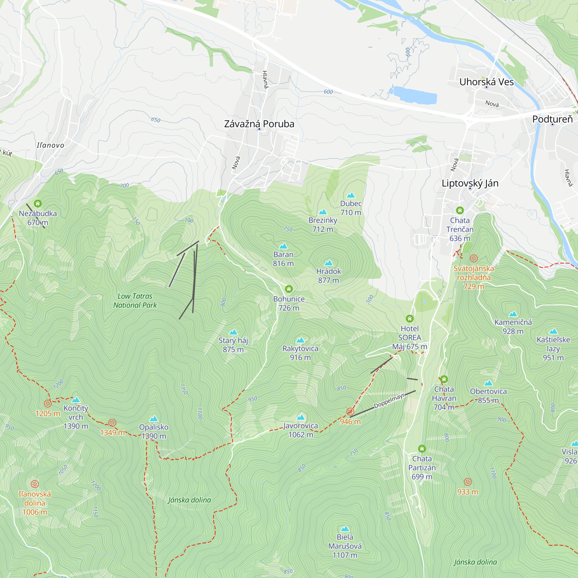 Bohunice map
