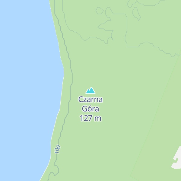 Map of Czarna Góra
