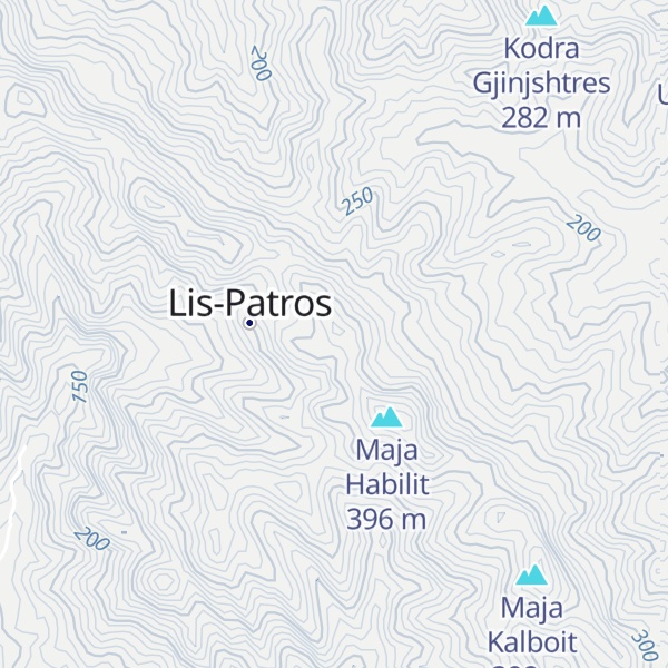 Map of Kodra Shpatit