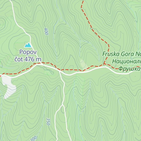 Map of Kratki čot