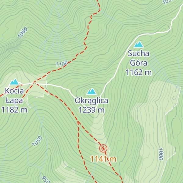 Map of Okrąglica
