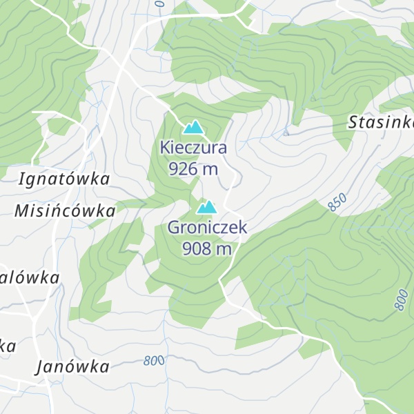 Map of Groniczek