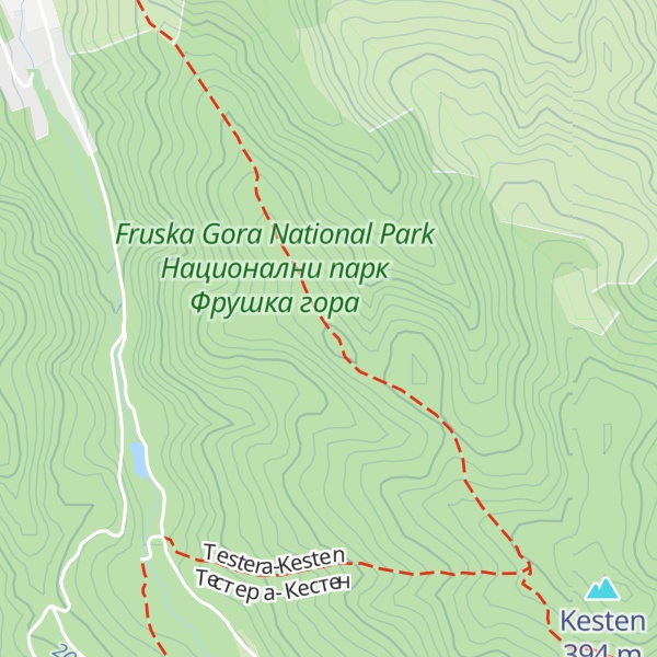 Map of Mali Borkovac