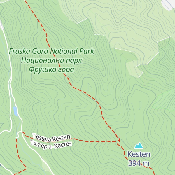 Map of Borkovac