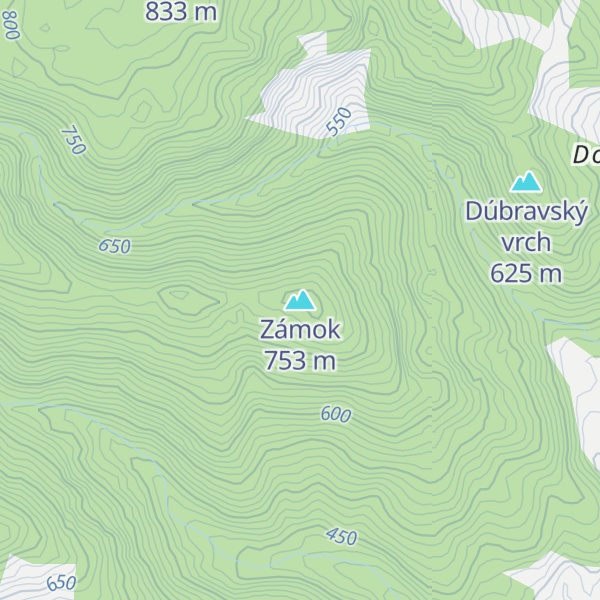 Map of Zámok