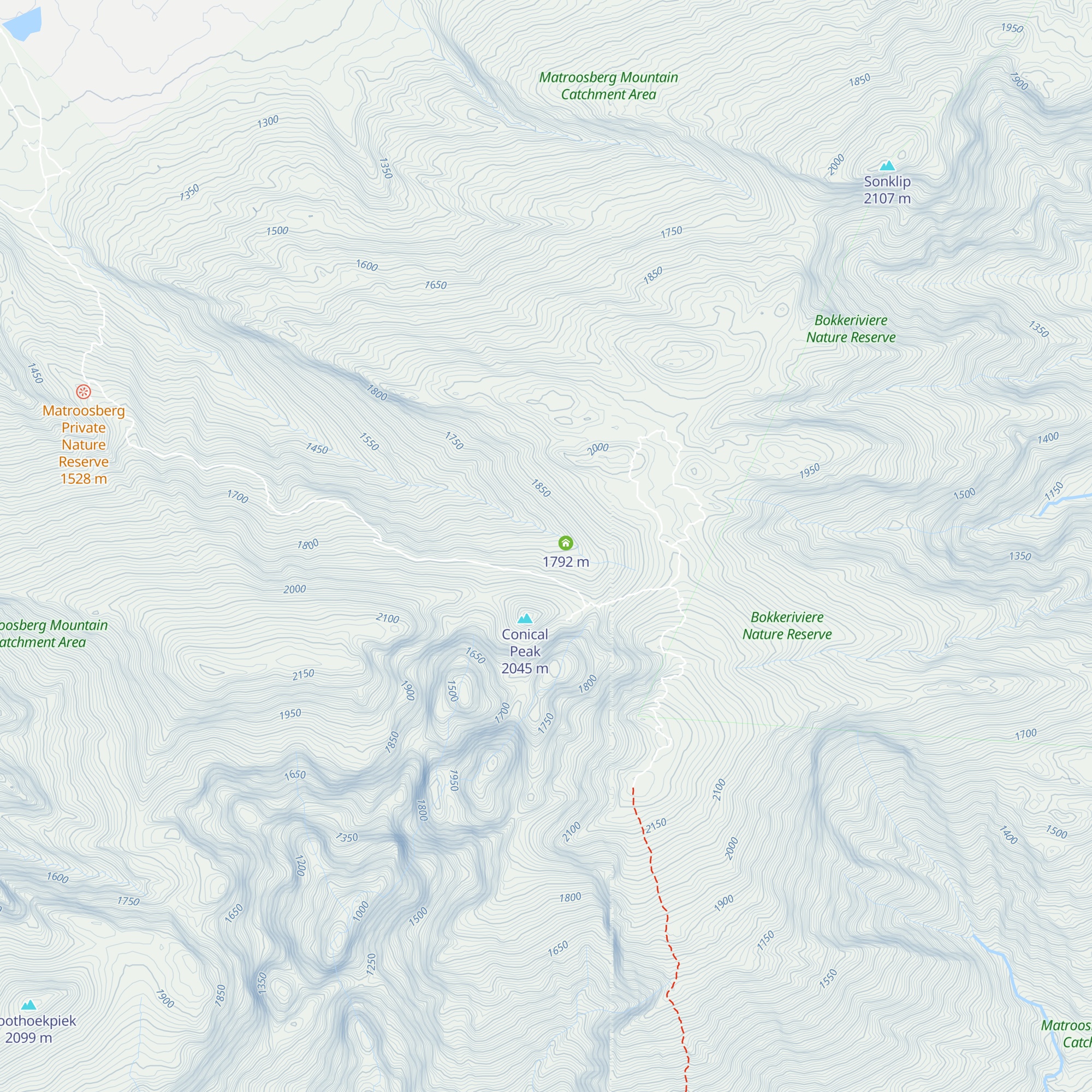 Ski Club Hut map
