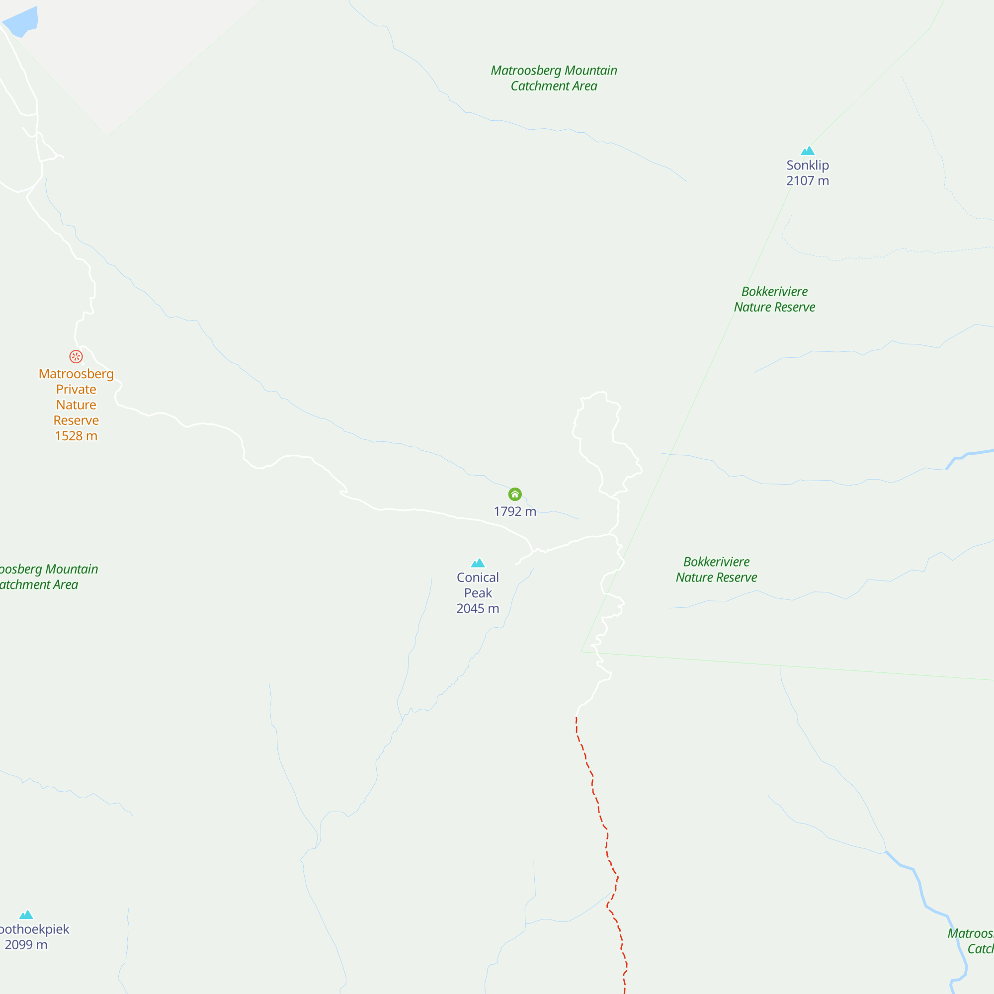 Ski Club Hut map