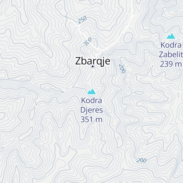 Map of Kodra Djeres