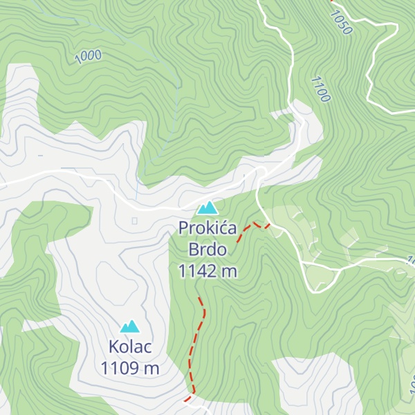 Map of Prokića Brdo