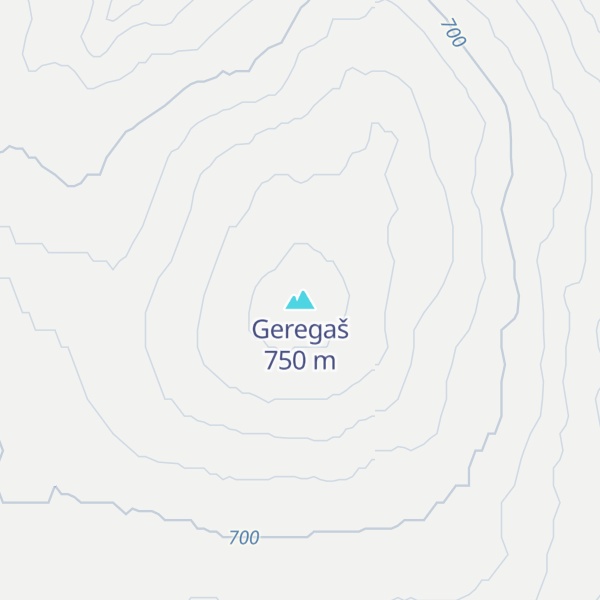 Map of Geregaš
