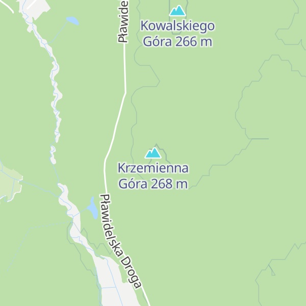 Map of Krzemienna Góra