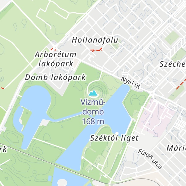 Map of Vízmű-domb