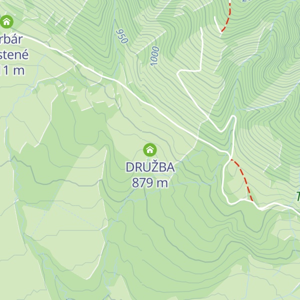 Map of DRUŽBA