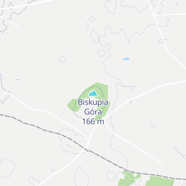Map of Biskupia Góra