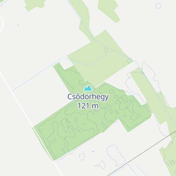 Map of Csődörhegy