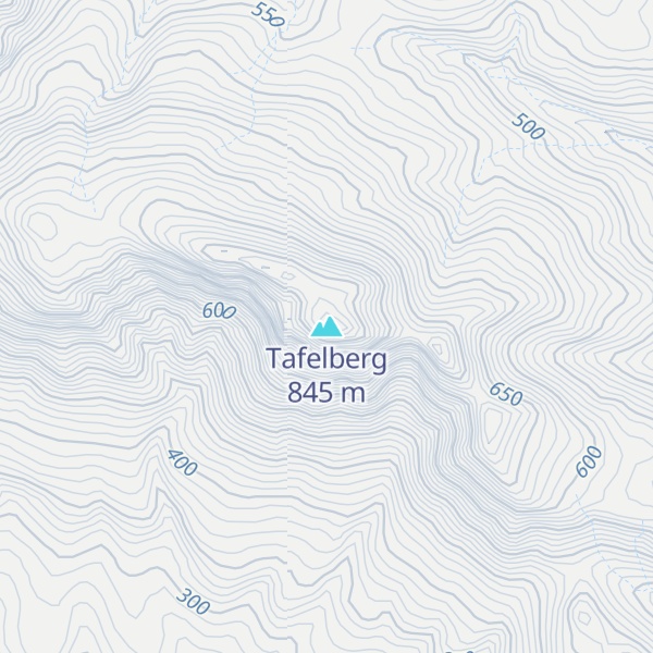 Map of Tafelberg