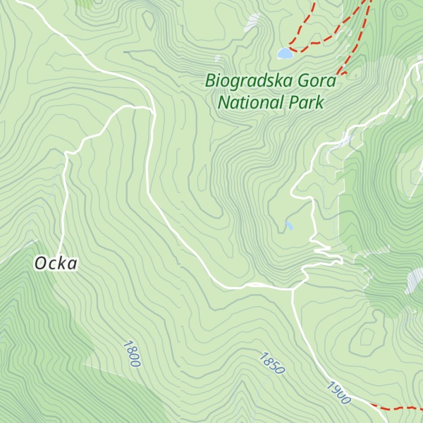 Map of Jusin brijeg