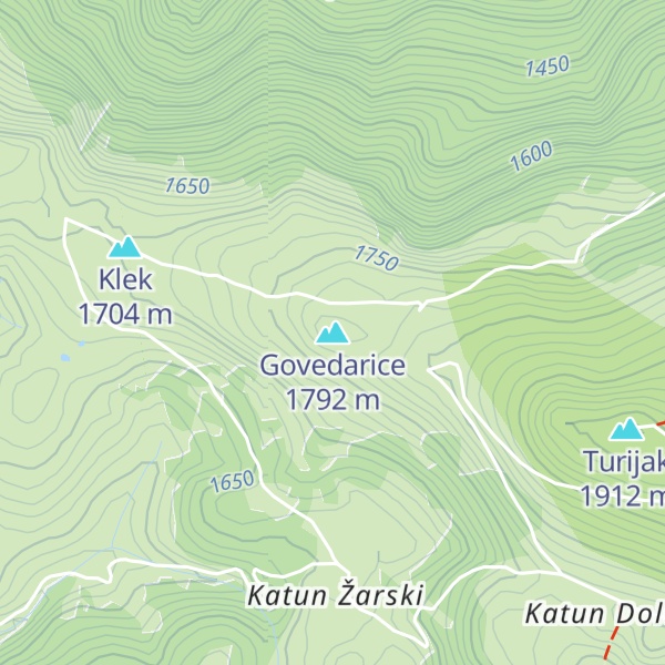 Map of Govedarice
