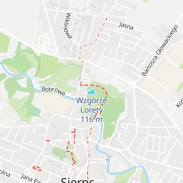 Map of Wzgórze Lorety