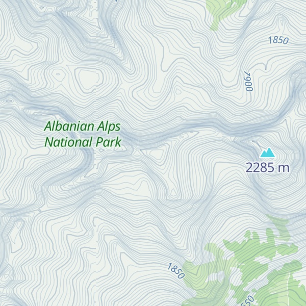 Map of Maja e Rabes