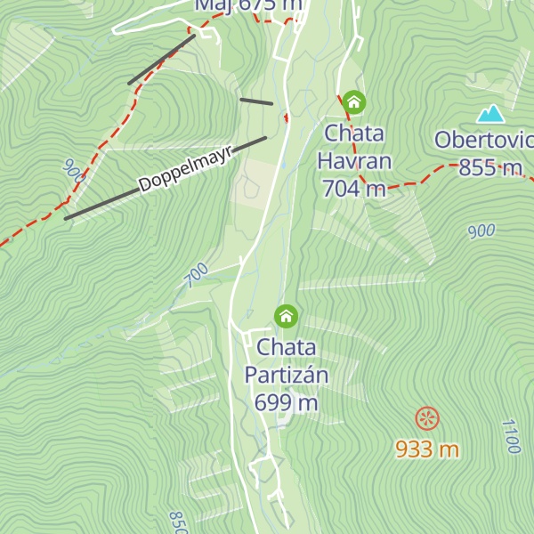 Map of Chata Majka
