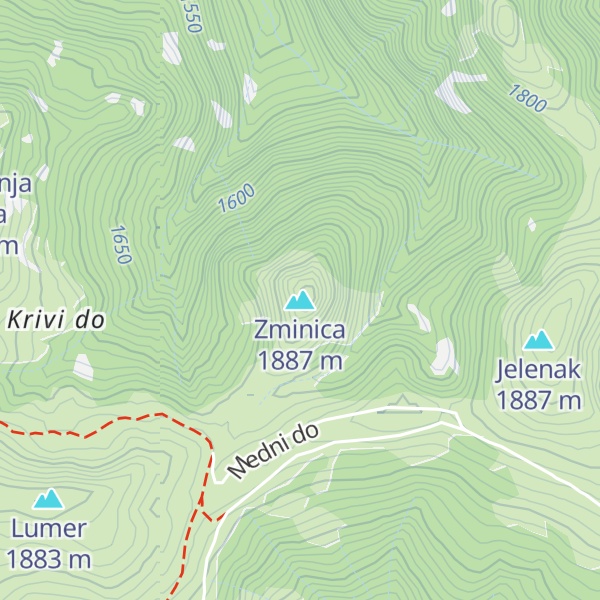 Map of Zminica