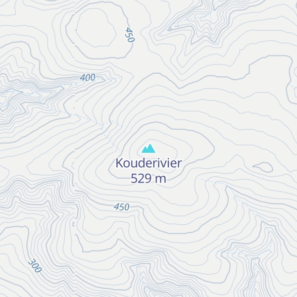 Map of Kouderivier