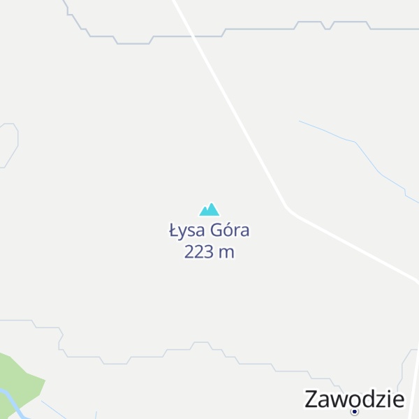 Map of Łysa Góra
