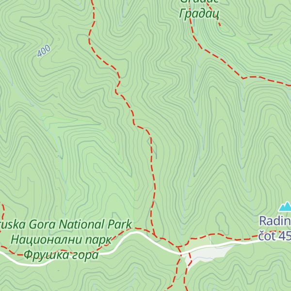 Map of Borovina