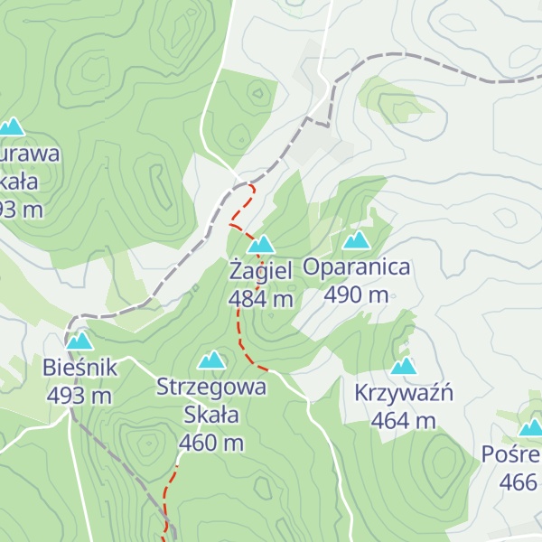 Map of Zegarowe Skały