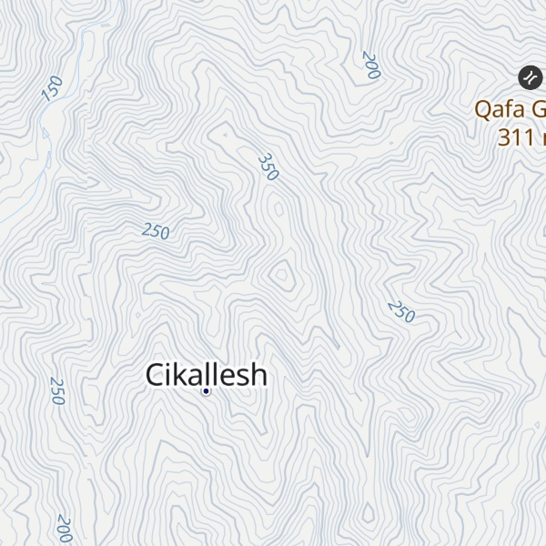 Map of Kodra Bezmajet
