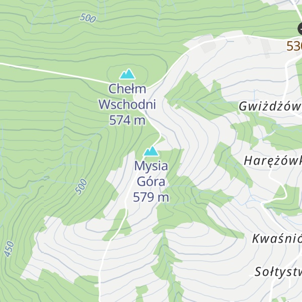 Map of Mysia Góra