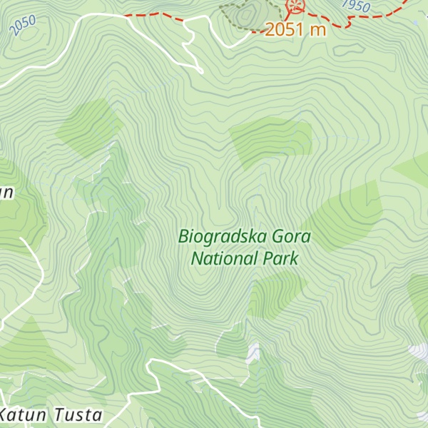 Map of Čevačka glava